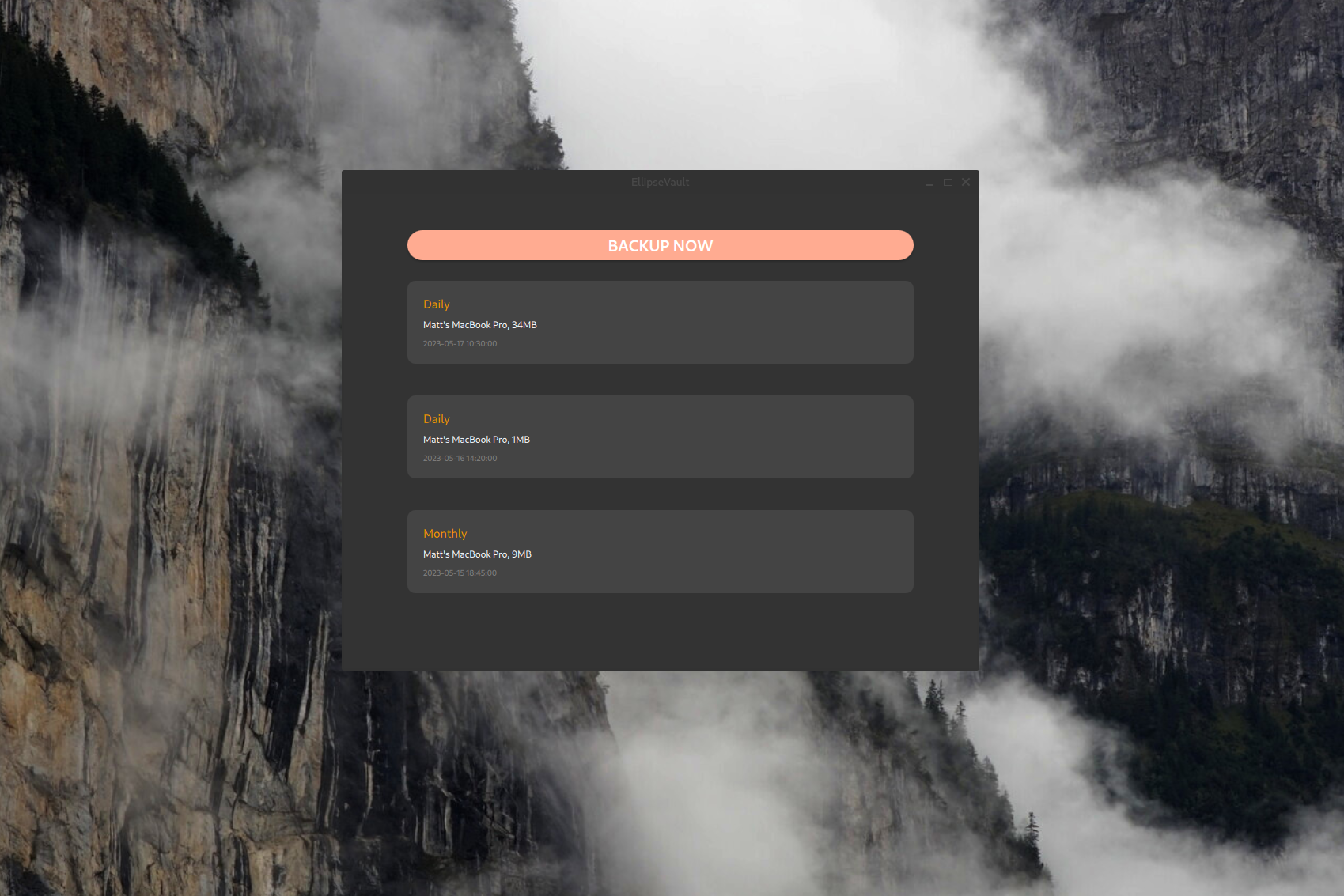 Secure Backup
